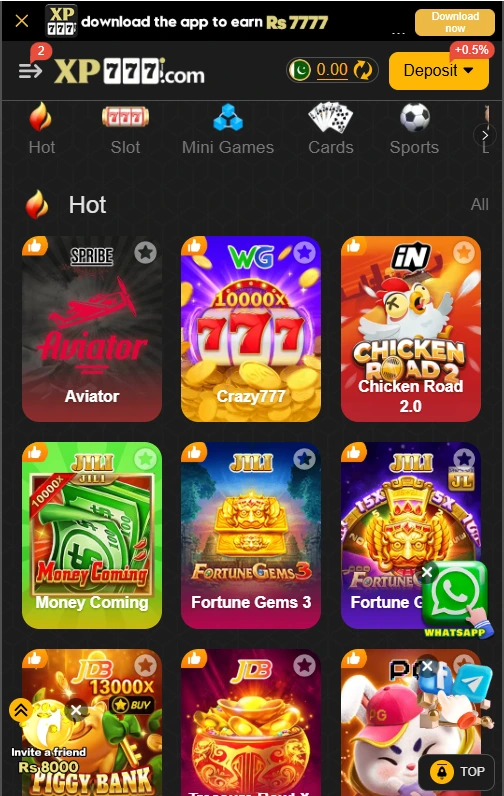 xp777 game apk