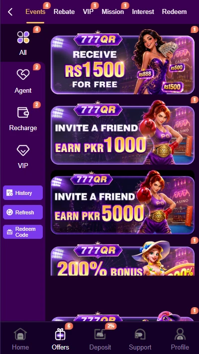 777qr rewards and bonuses