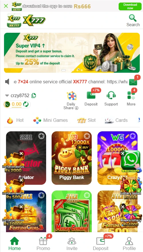 xk777 win game